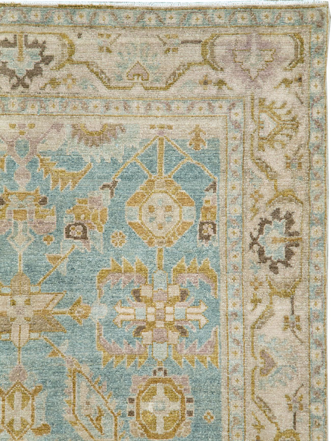 Vintage Persian Malayer Accent Rug, No.29985 - Gss