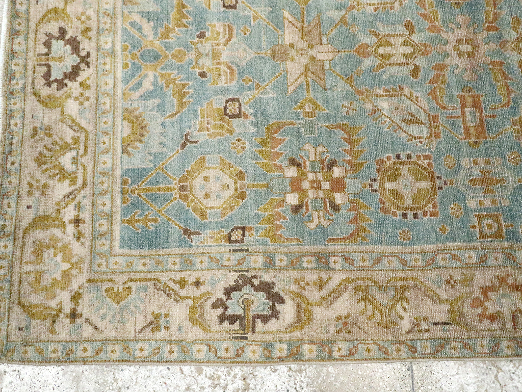 Vintage Persian Malayer Accent Rug, No.29985 - Gss
