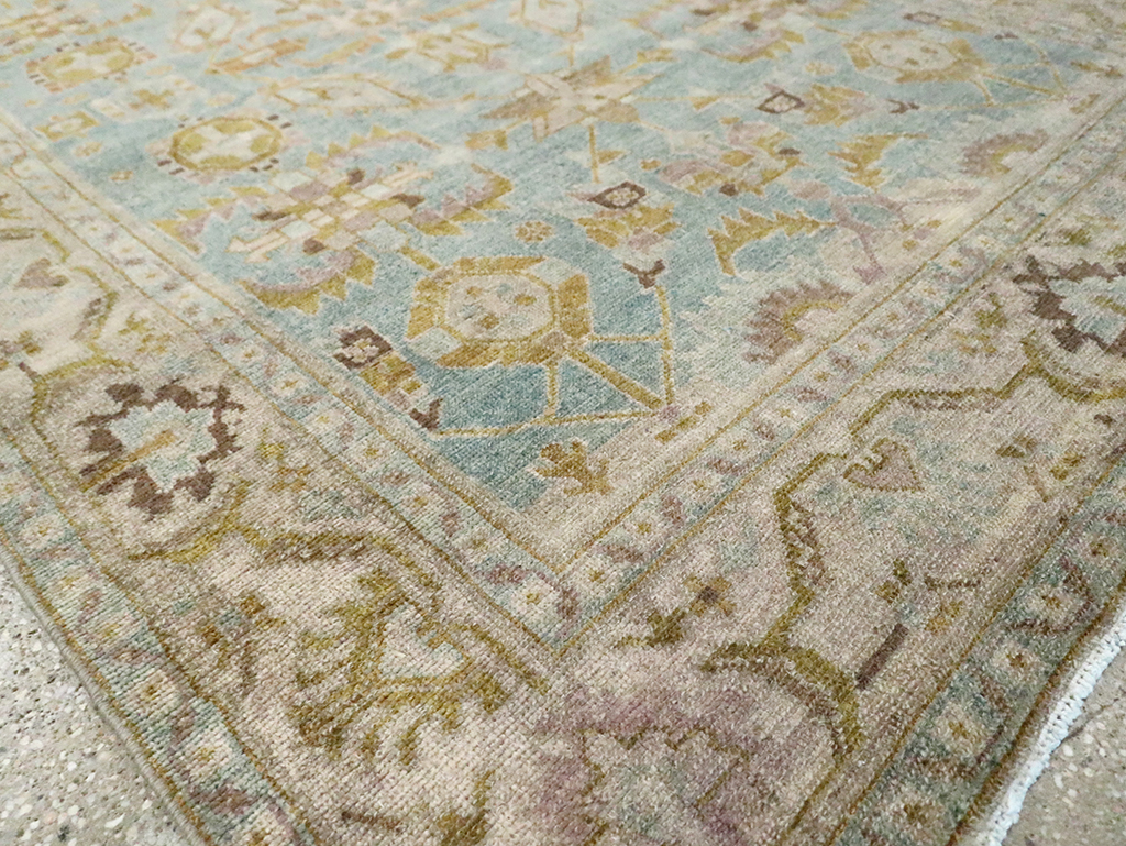 Vintage Persian Malayer Accent Rug, No.29985 - Gss