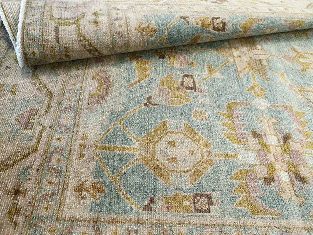 Vintage Persian Malayer Accent Rug, No.29985 - Gss