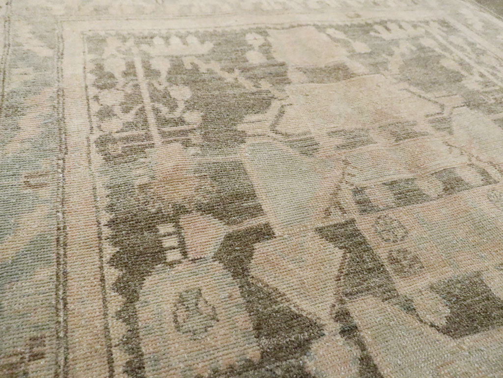 Vintage Persian Malayer Throw Rug, No.29986 - Gss