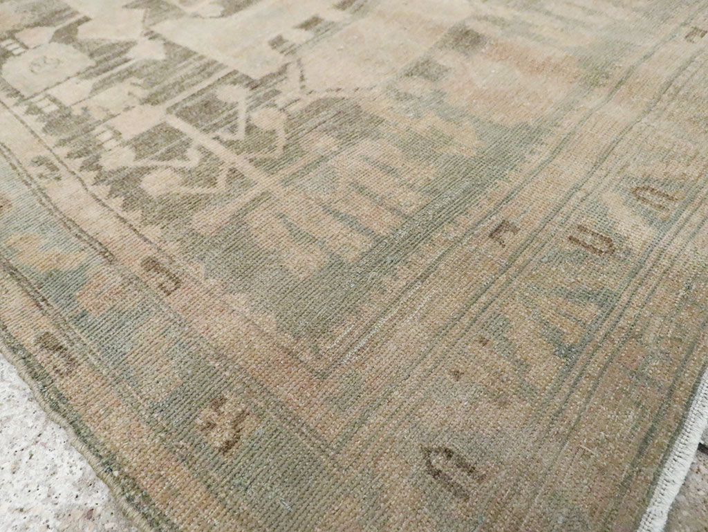 Vintage Persian Malayer Throw Rug, No.29986 - Gss