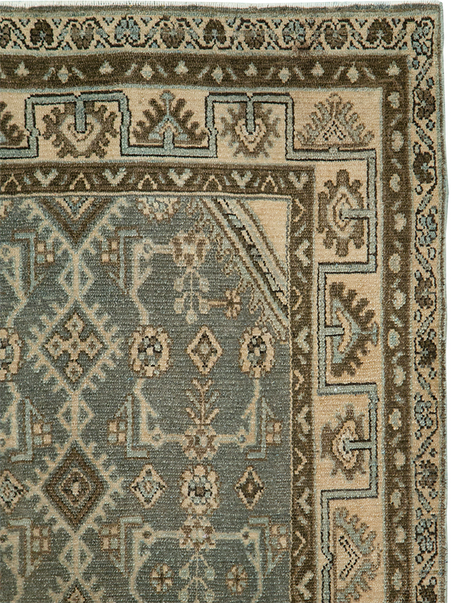 Vintage Persian Malayer Throw Rug, No.29988 - Gss