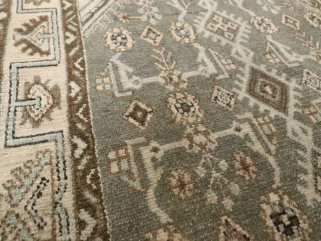 Vintage Persian Malayer Throw Rug, No.29988 - Gss