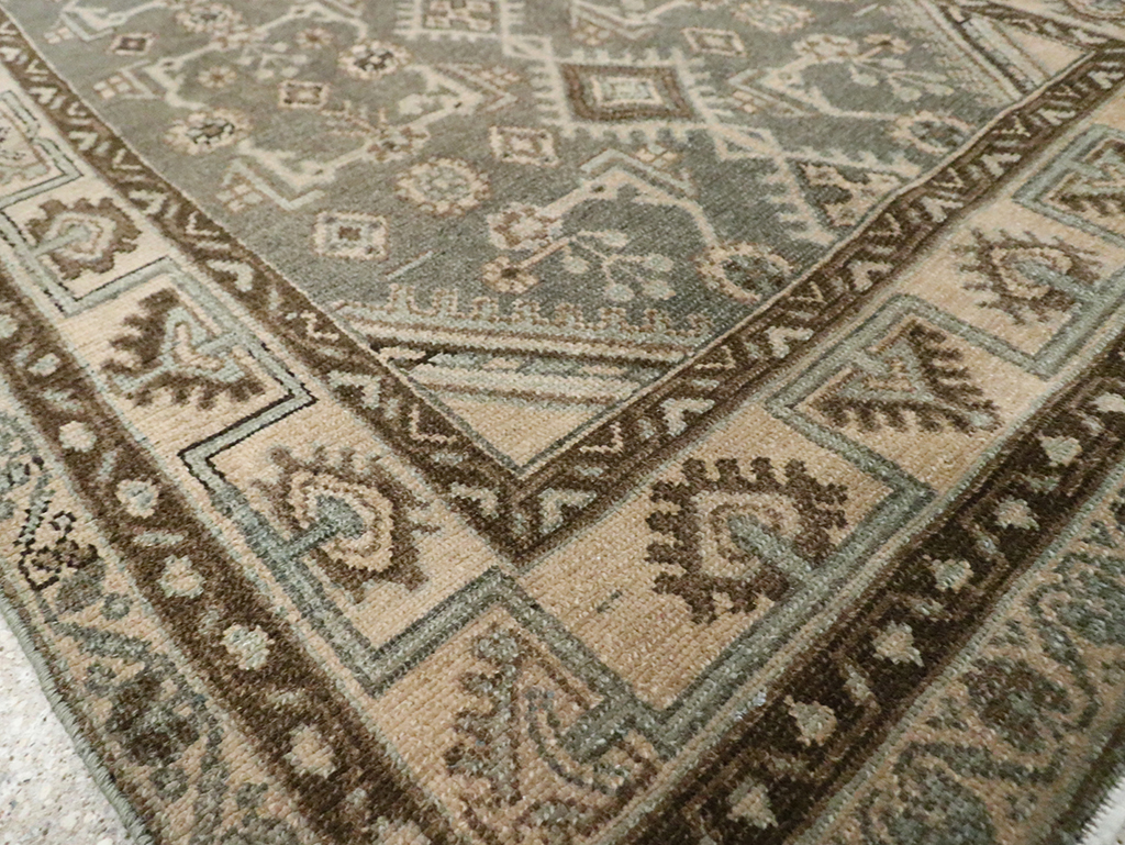Vintage Persian Malayer Throw Rug, No.29988 - Gss