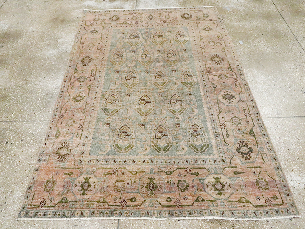 Vintage Persian Malayer Accent Rug, No.29990 - Gss
