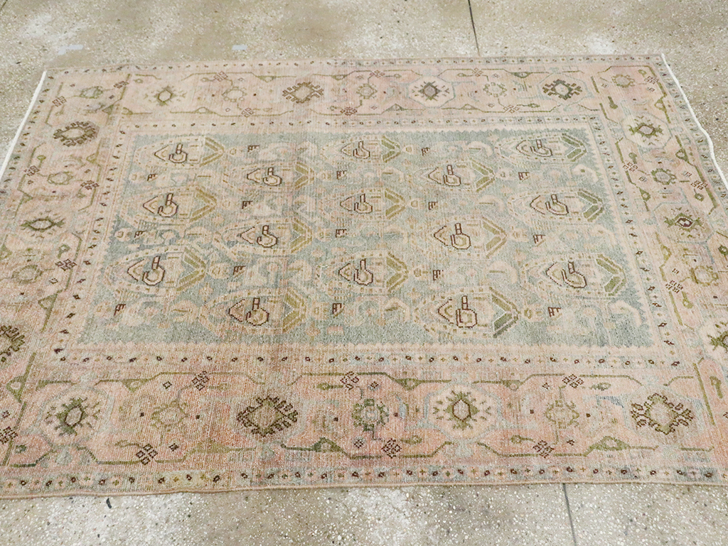 Vintage Persian Malayer Accent Rug, No.29990 - Gss