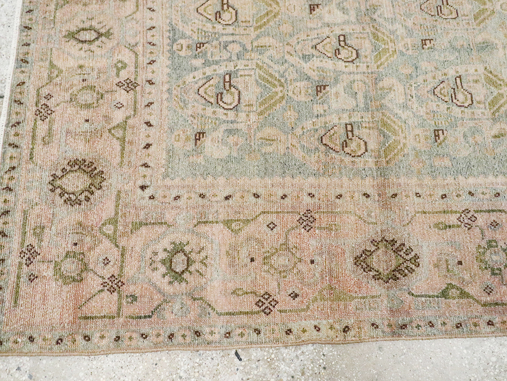 Vintage Persian Malayer Accent Rug, No.29990 - Gss