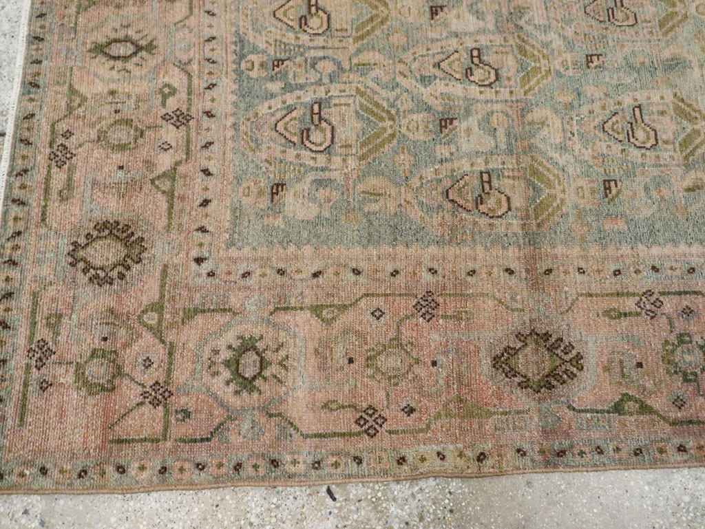 Vintage Persian Malayer Accent Rug, No.29990 - Gss