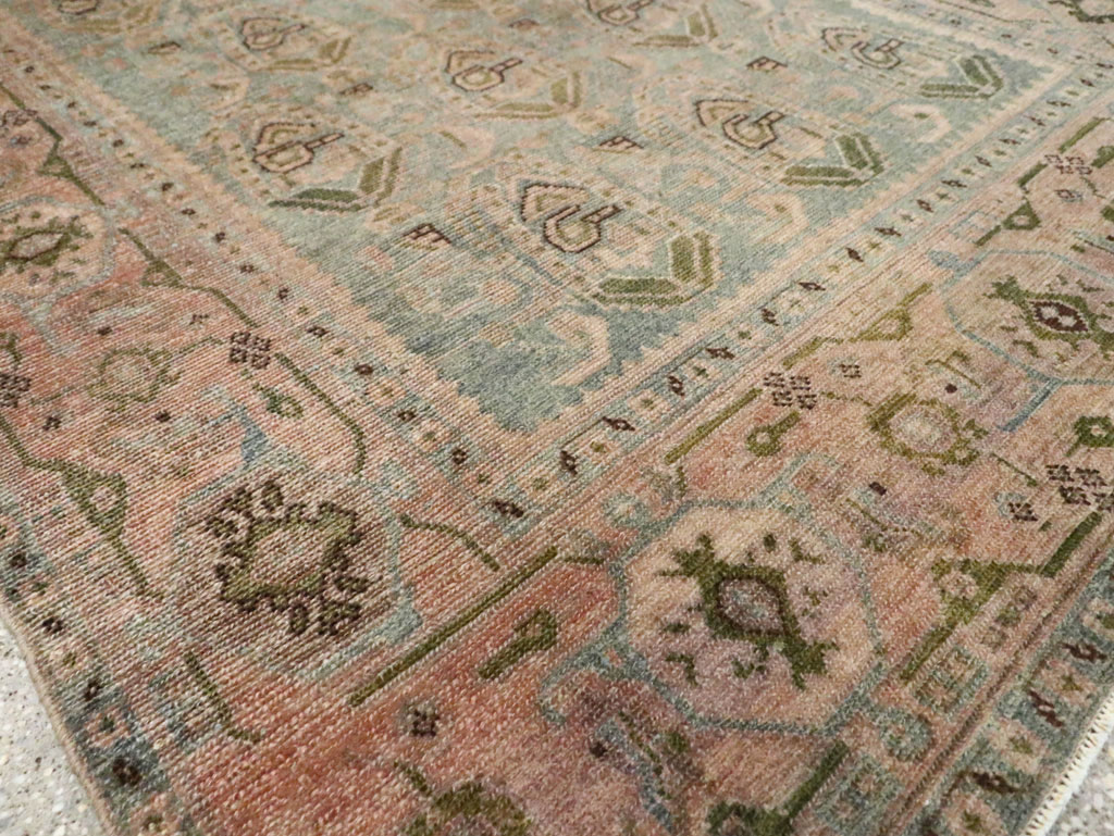 Vintage Persian Malayer Accent Rug, No.29990 - Gss