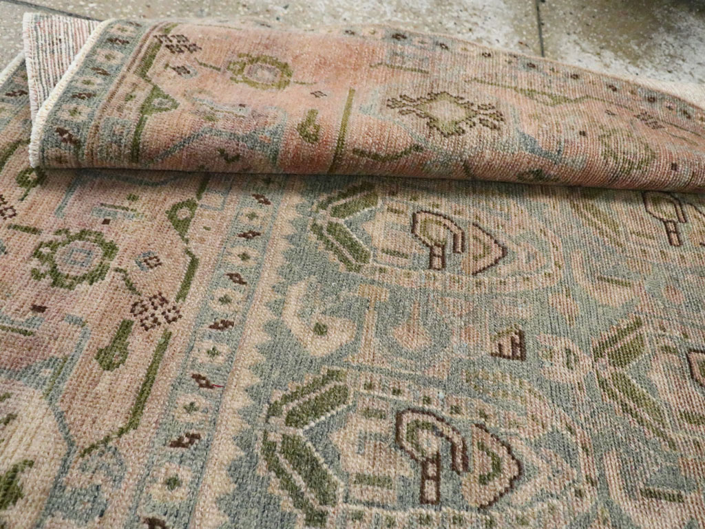 Vintage Persian Malayer Accent Rug, No.29990 - Gss