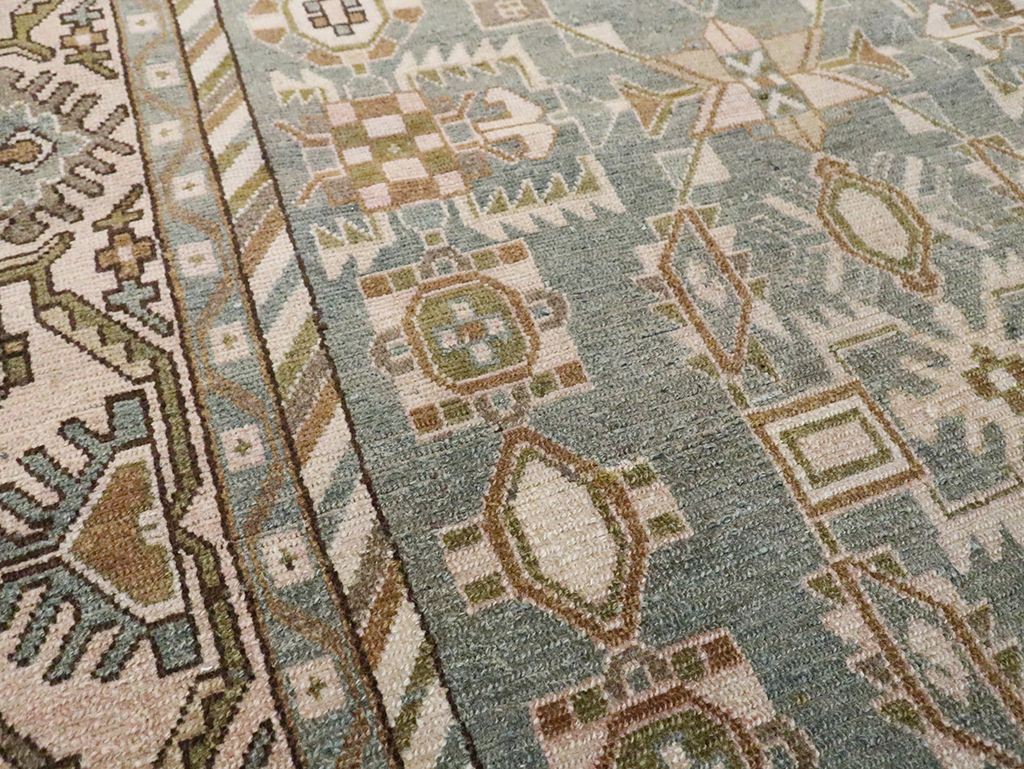 Vintage Persian Malayer Accent Rug, No.29991 - Gss