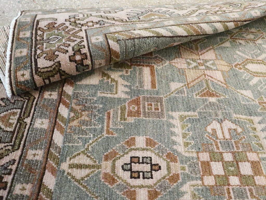 Vintage Persian Malayer Accent Rug, No.29991 - Gss