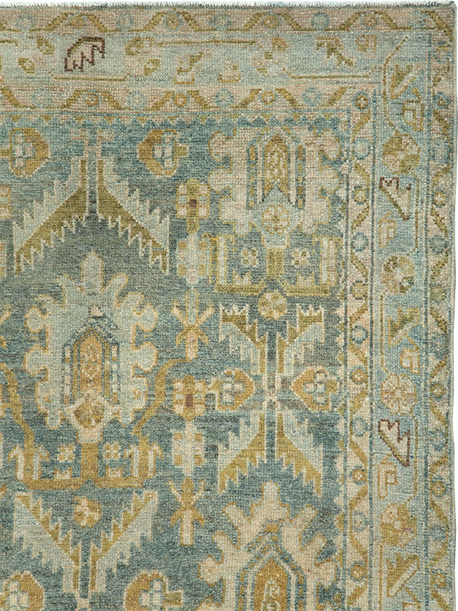 Vintage Persian Malayer Throw Rug, No.29993 - Gss