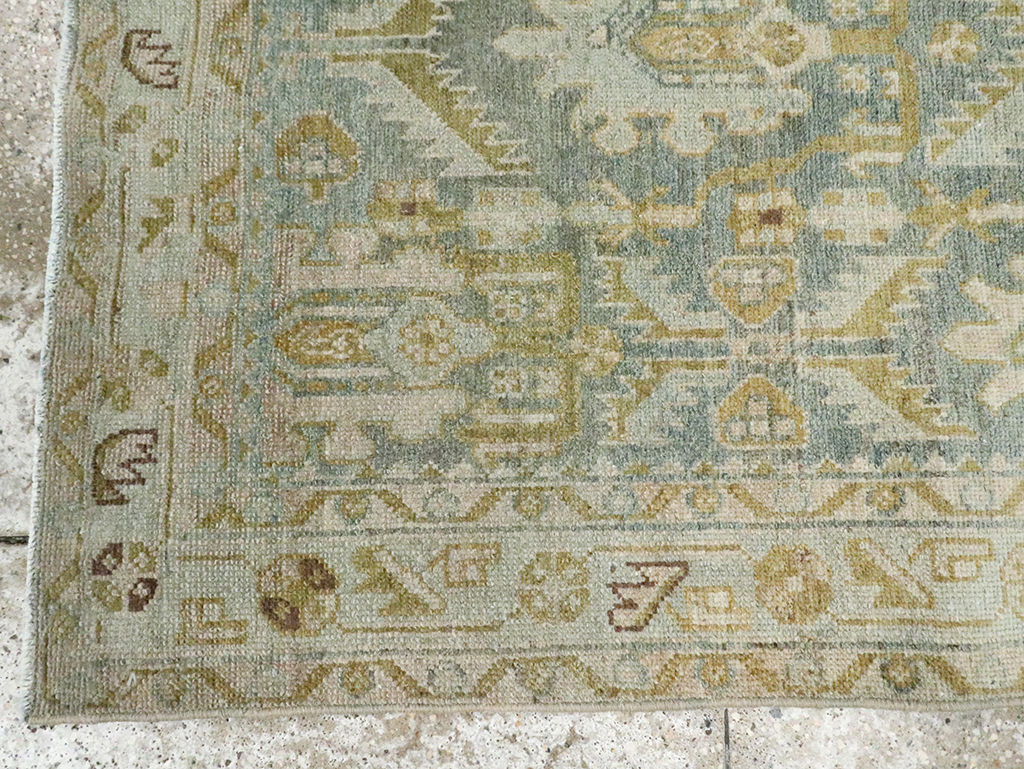 Vintage Persian Malayer Throw Rug, No.29993 - Gss