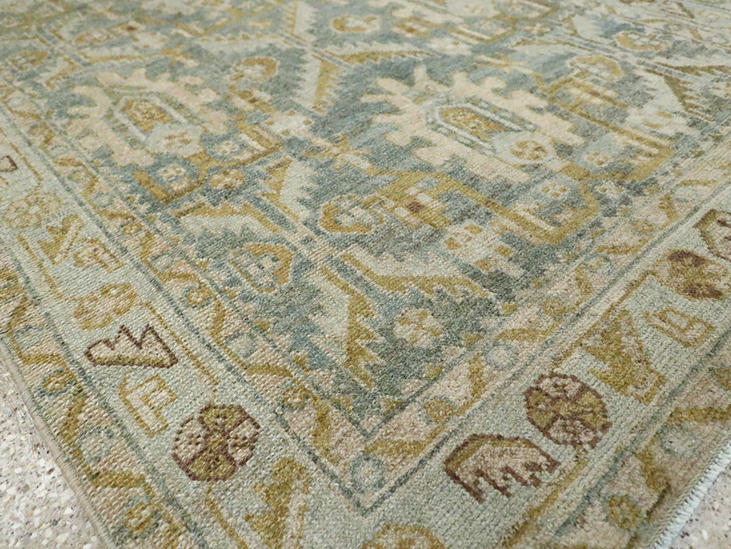 Vintage Persian Malayer Throw Rug, No.29993 - Gss