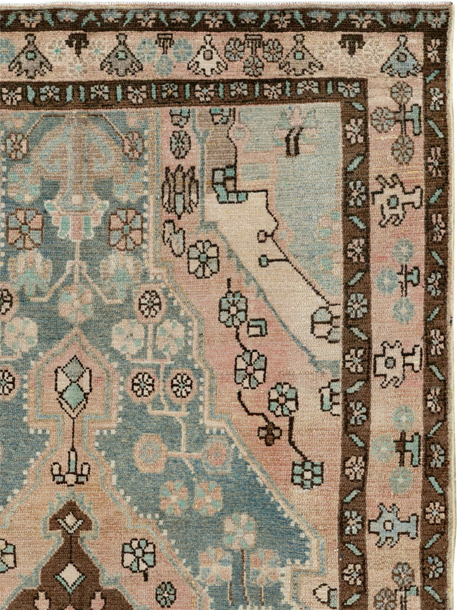 Vintage Persian Malayer Accent Rug, No.29994 - Gss