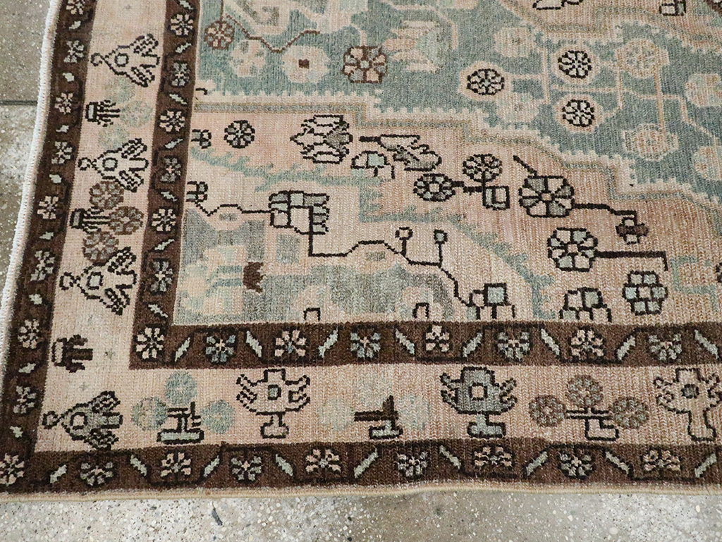 Vintage Persian Malayer Accent Rug, No.29994 - Gss