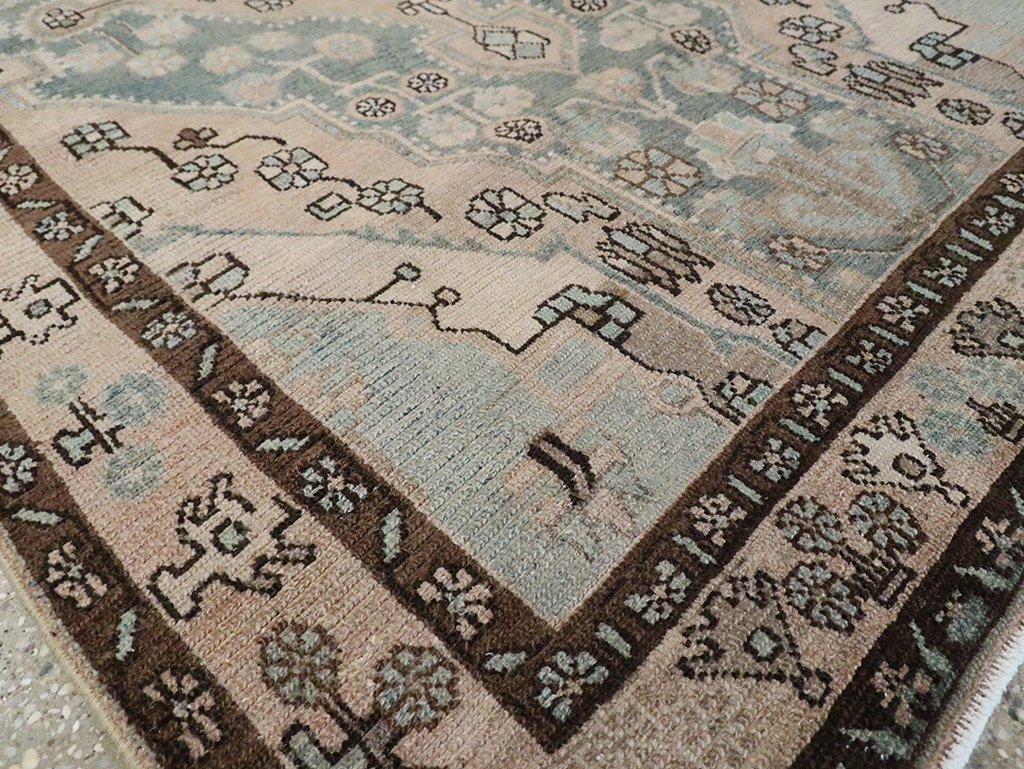 Vintage Persian Malayer Accent Rug, No.29994 - Gss