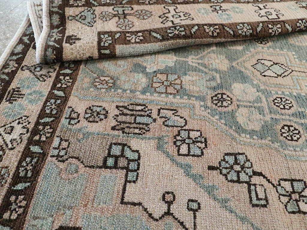 Vintage Persian Malayer Accent Rug, No.29994 - Gss