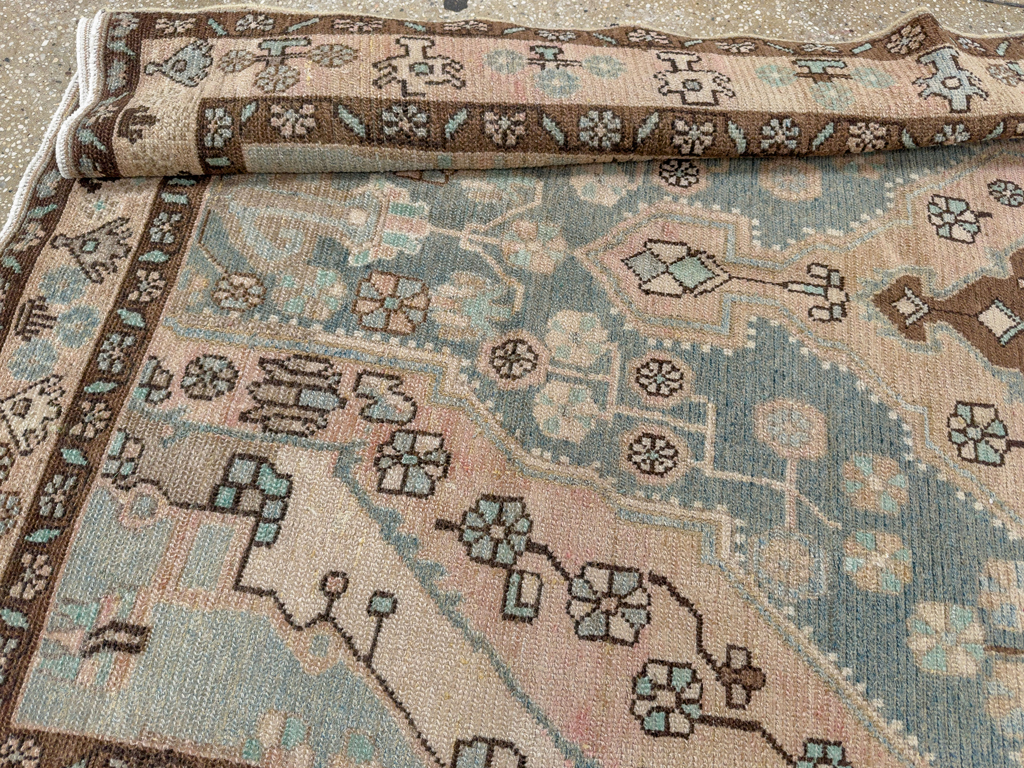 Vintage Persian Malayer Accent Rug, No.29994 - Gss