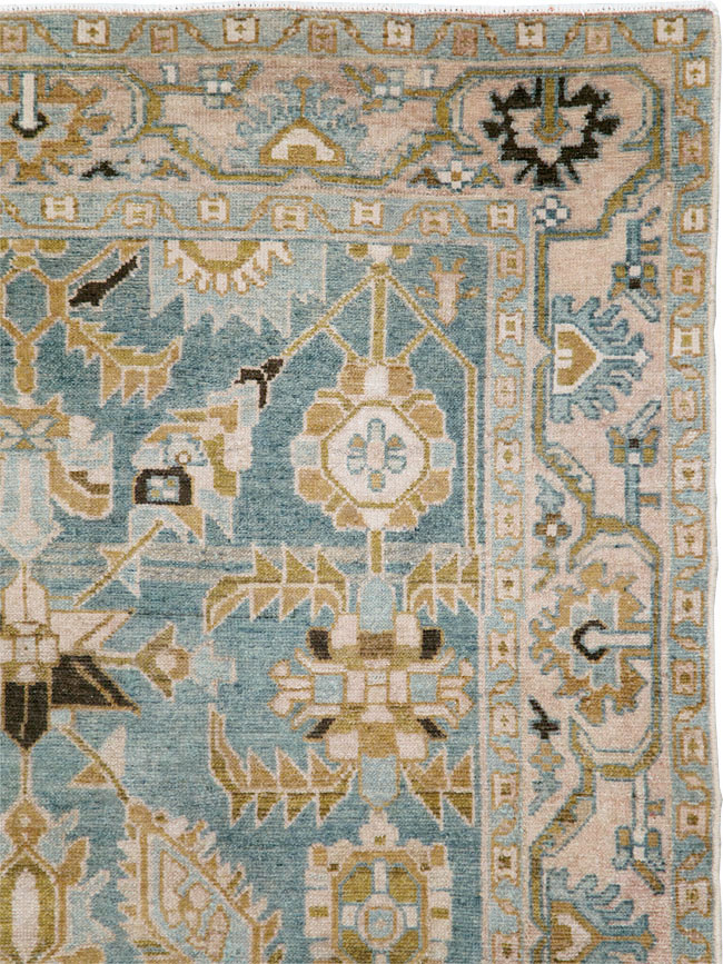 Vintage Persian Malayer Accent Rug, No.29996 - Gss