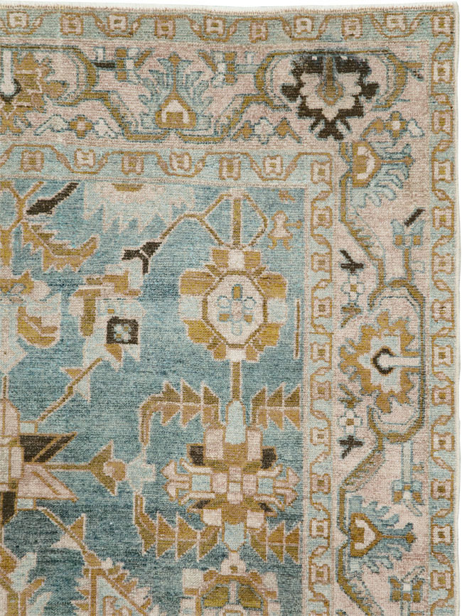 Vintage Persian Malayer Accent Rug, No.29996 - Gss
