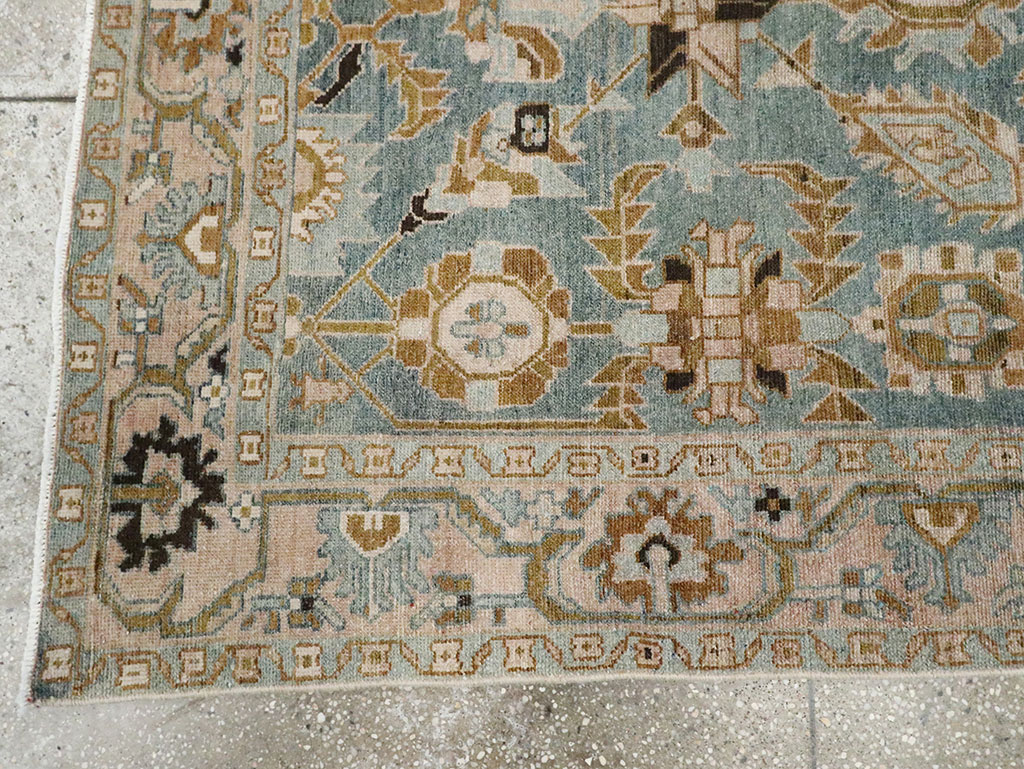 Vintage Persian Malayer Accent Rug, No.29996 - Gss