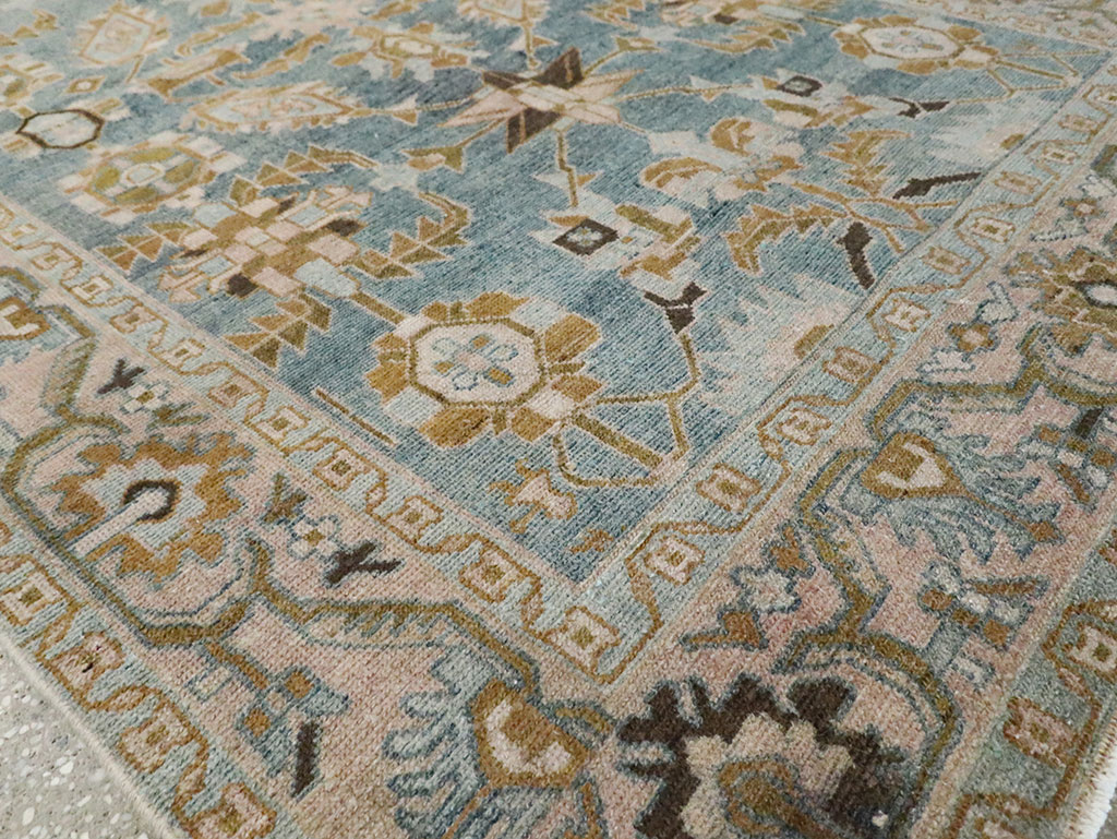 Vintage Persian Malayer Accent Rug, No.29996 - Gss