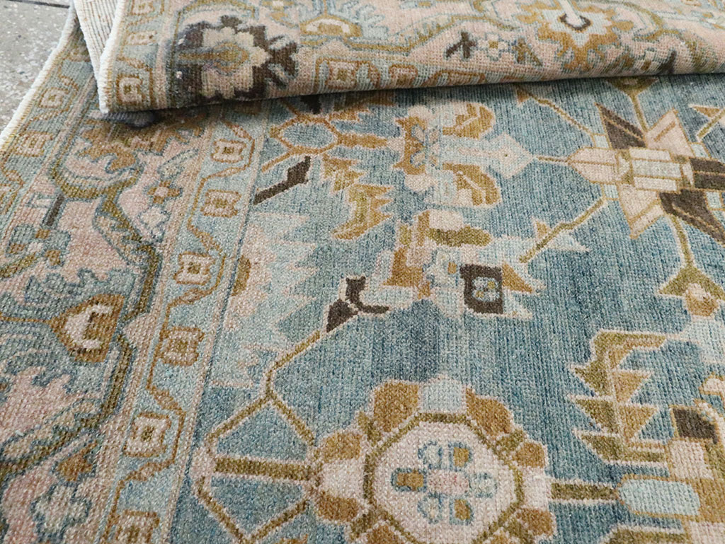 Vintage Persian Malayer Accent Rug, No.29996 - Gss