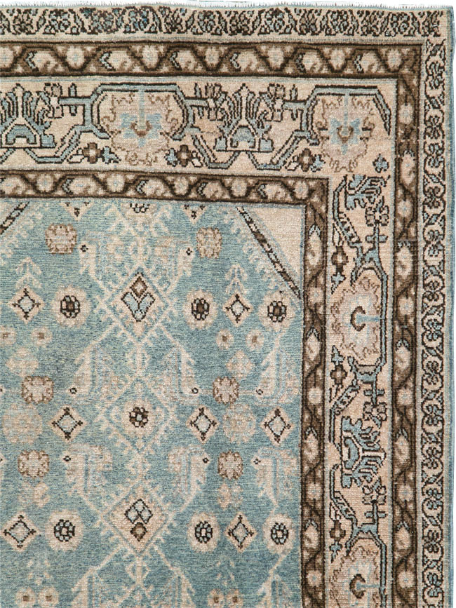 Vintage Persian Malayer Throw Rug, No.29998 - Gss