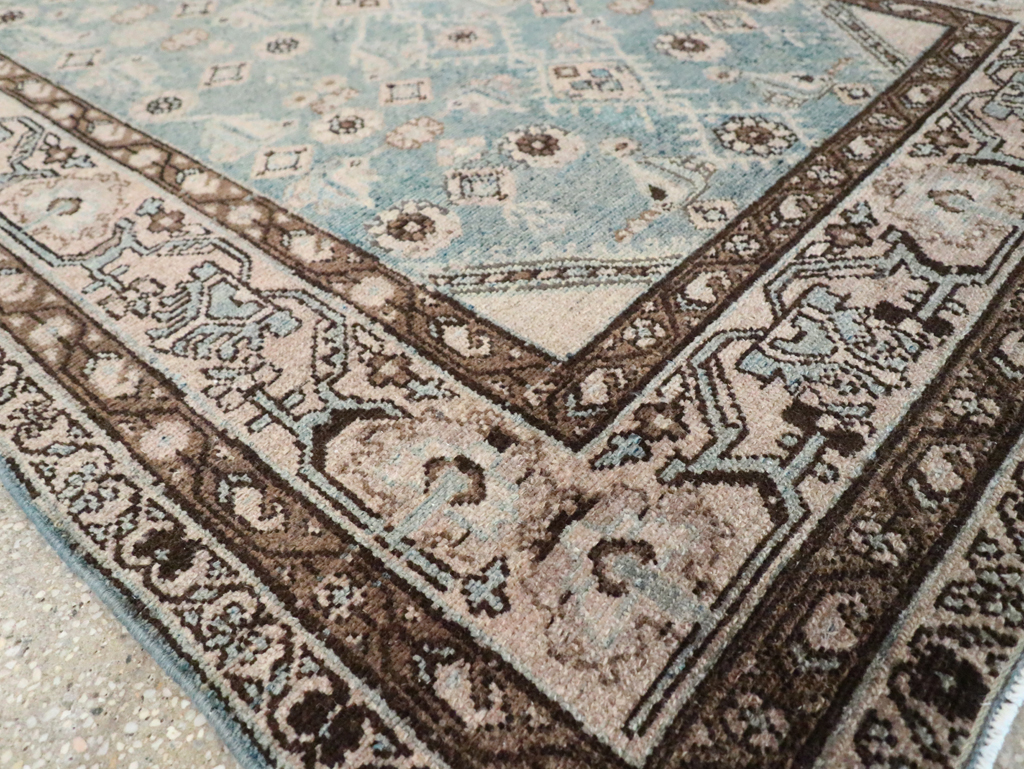 Vintage Persian Malayer Throw Rug, No.29998 - Gss
