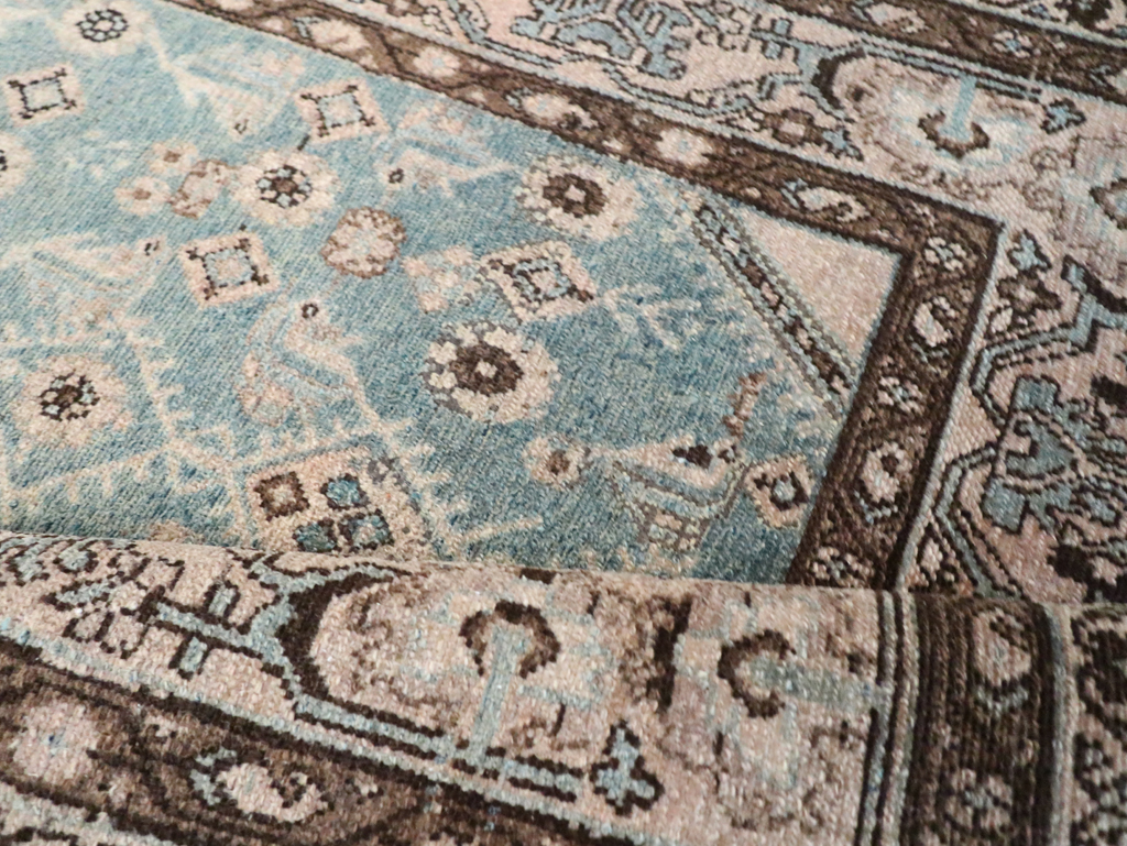 Vintage Persian Malayer Throw Rug, No.29998 - Gss