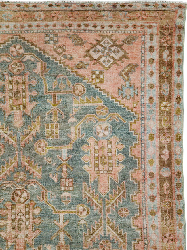 Vintage Persian Malayer Accent Rug, No.30000 - Gss