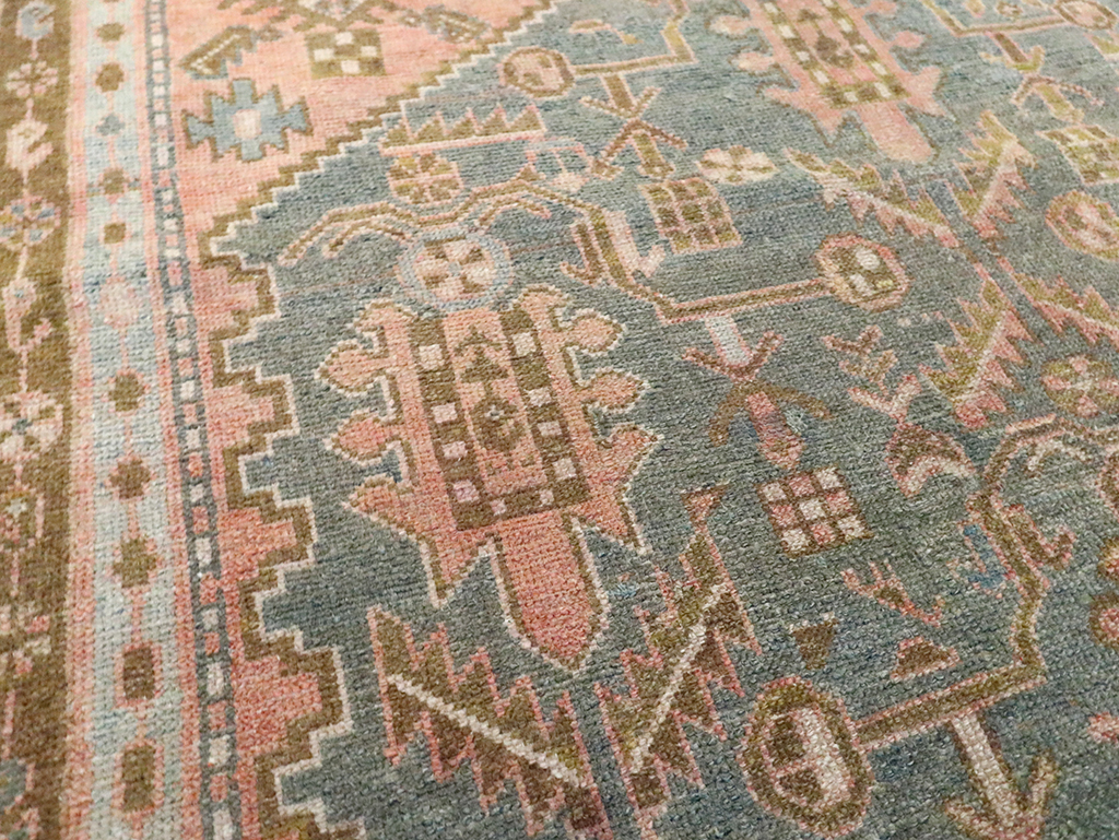Vintage Persian Malayer Accent Rug, No.30000 - Gss