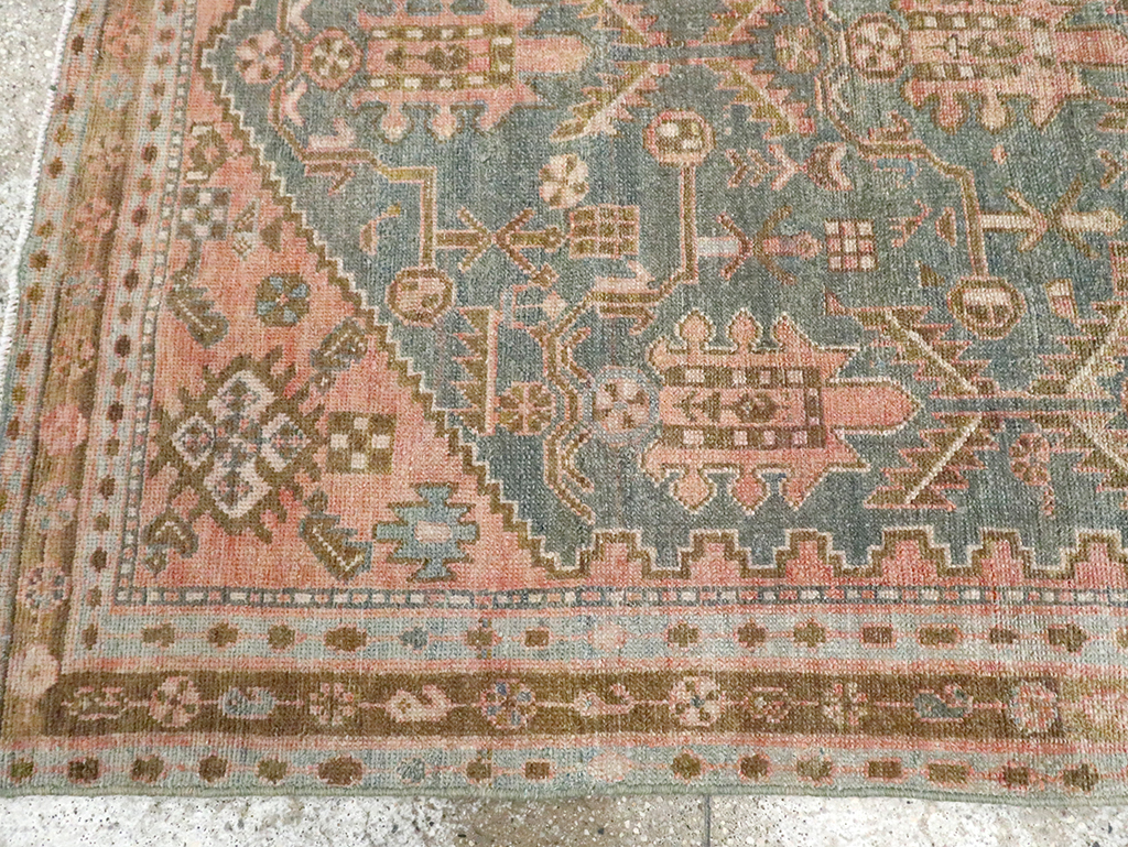 Vintage Persian Malayer Accent Rug, No.30000 - Gss