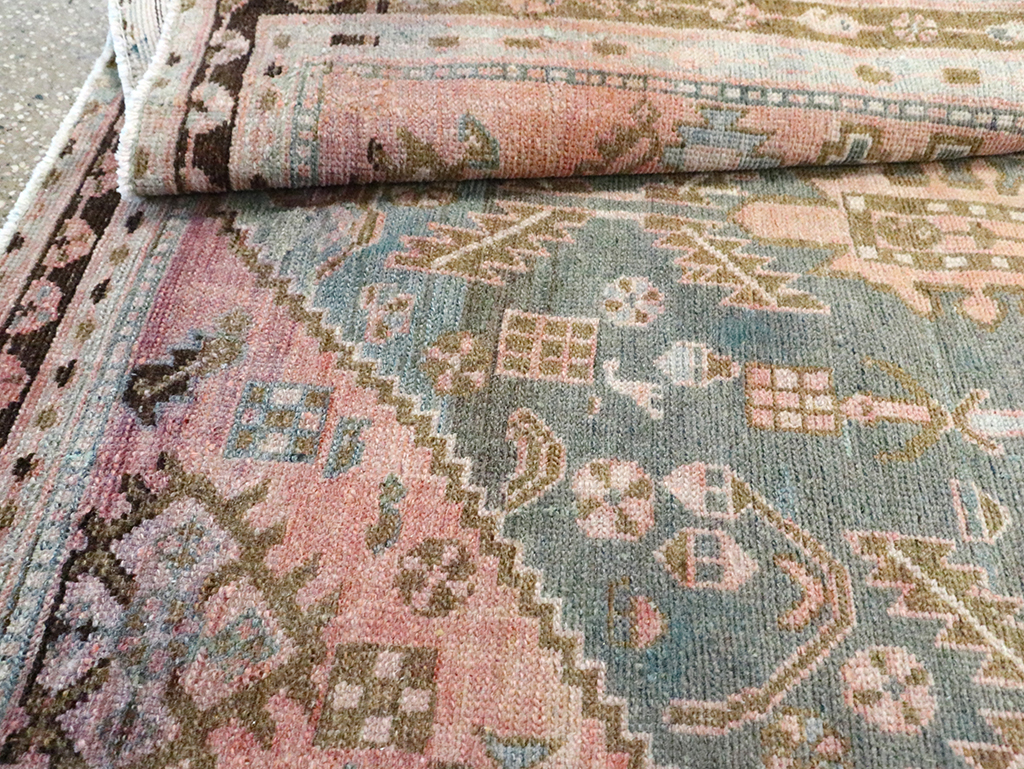 Vintage Persian Malayer Accent Rug, No.30000 - Gss