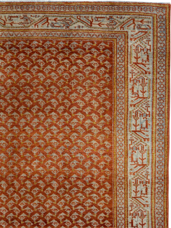 Vintage Persian Malayer Accent Rug, No.30001 - Gss