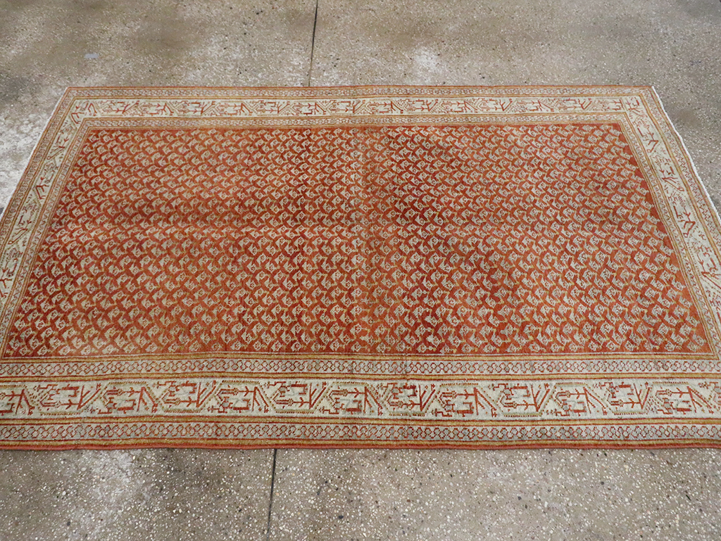 Vintage Persian Malayer Accent Rug, No.30001 - Gss