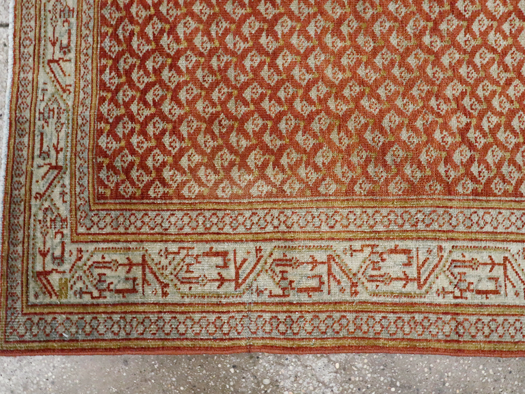 Vintage Persian Malayer Accent Rug, No.30001 - Gss