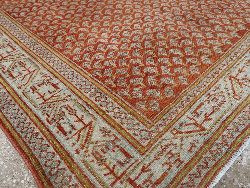 Vintage Persian Malayer Accent Rug, No.30001 - Gss