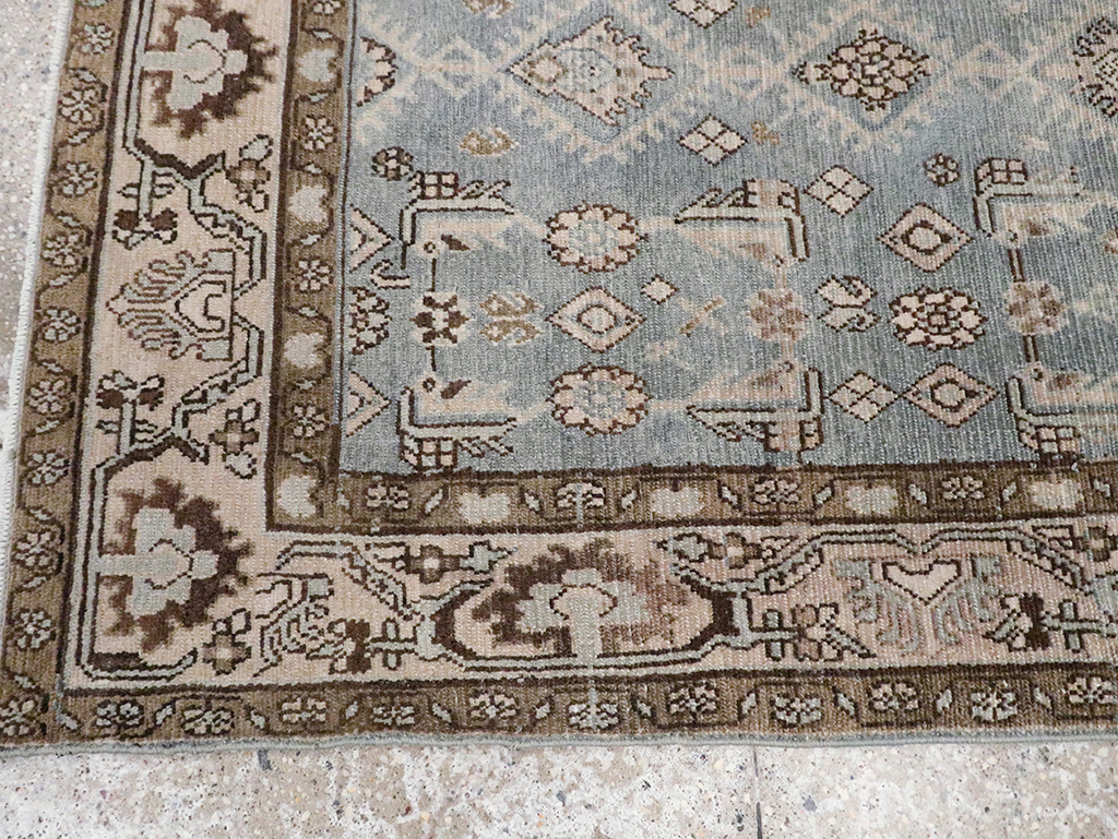 Vintage Persian Malayer Throw Rug, No.30004 - Gss