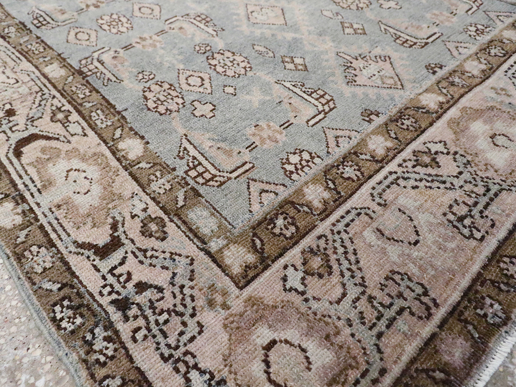 Vintage Persian Malayer Throw Rug, No.30004 - Gss