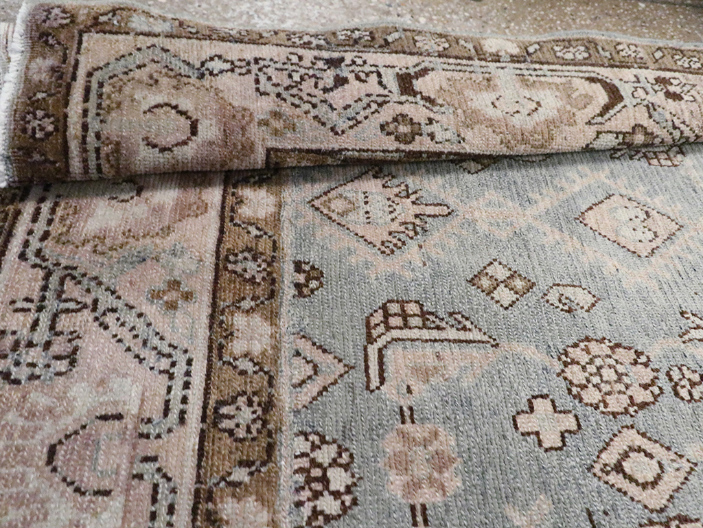 Vintage Persian Malayer Throw Rug, No.30004 - Gss