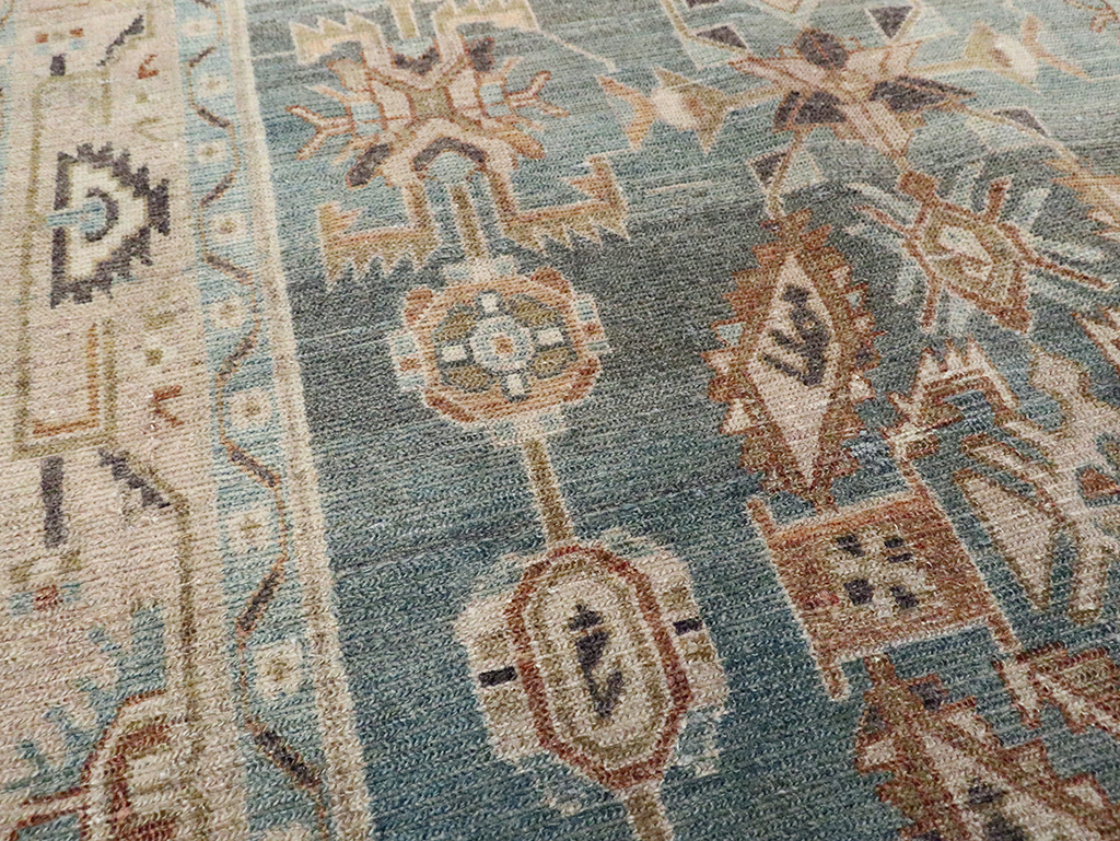 Vintage Persian Malayer Accent Rug, No.30005 - Gss