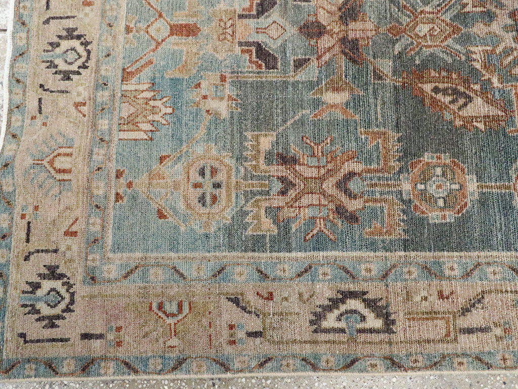 Vintage Persian Malayer Accent Rug, No.30005 - Gss