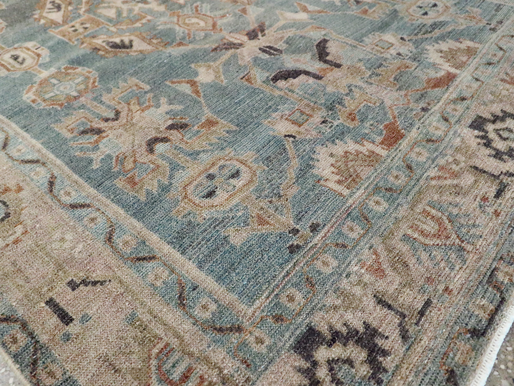 Vintage Persian Malayer Accent Rug, No.30005 - Gss