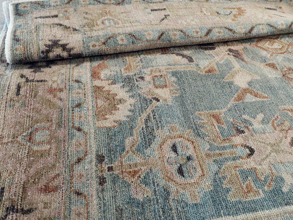 Vintage Persian Malayer Accent Rug, No.30005 - Gss