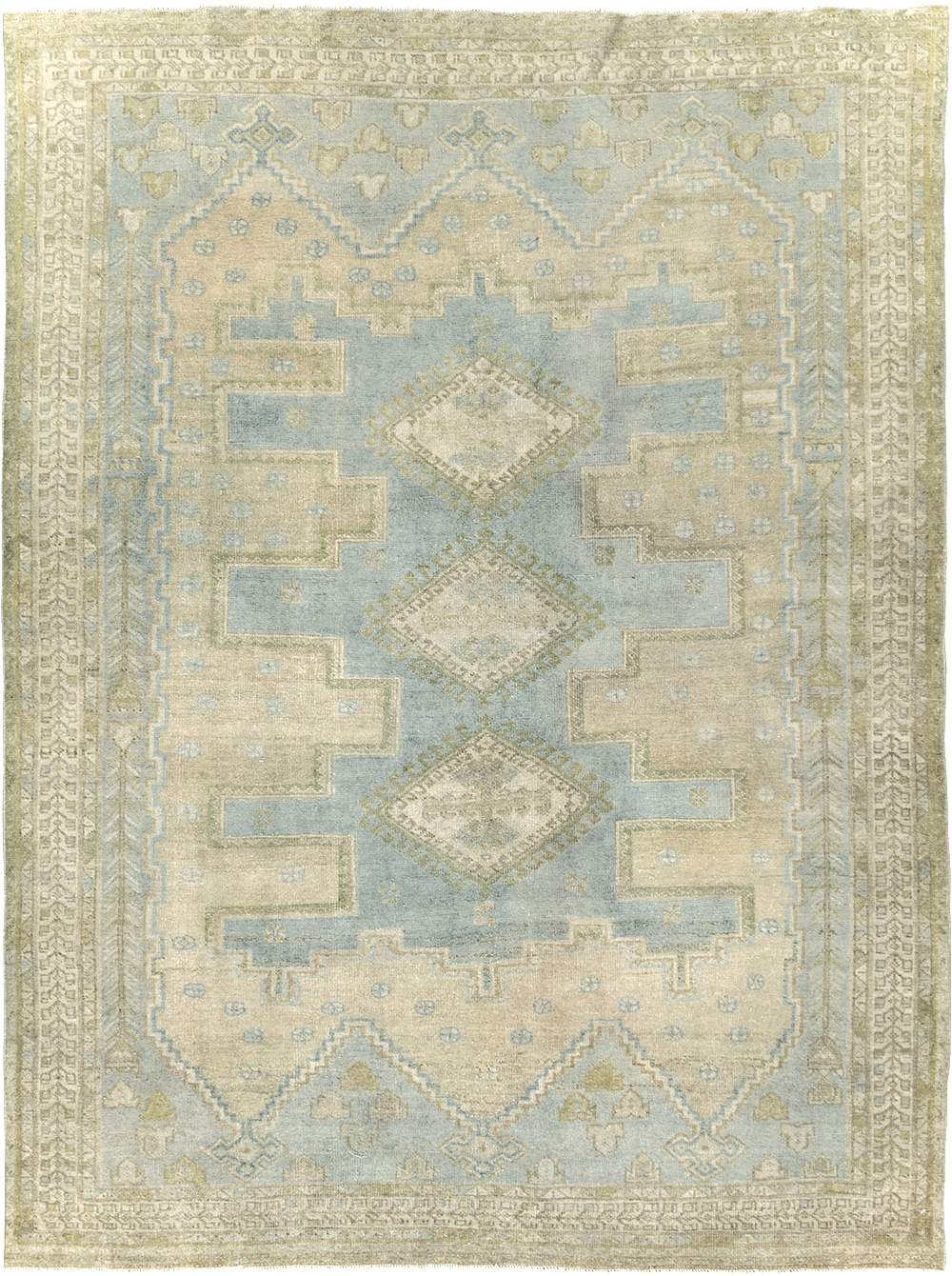 Vintage Persian Afshar Tribal Accent Rug, No.30009 - Gss