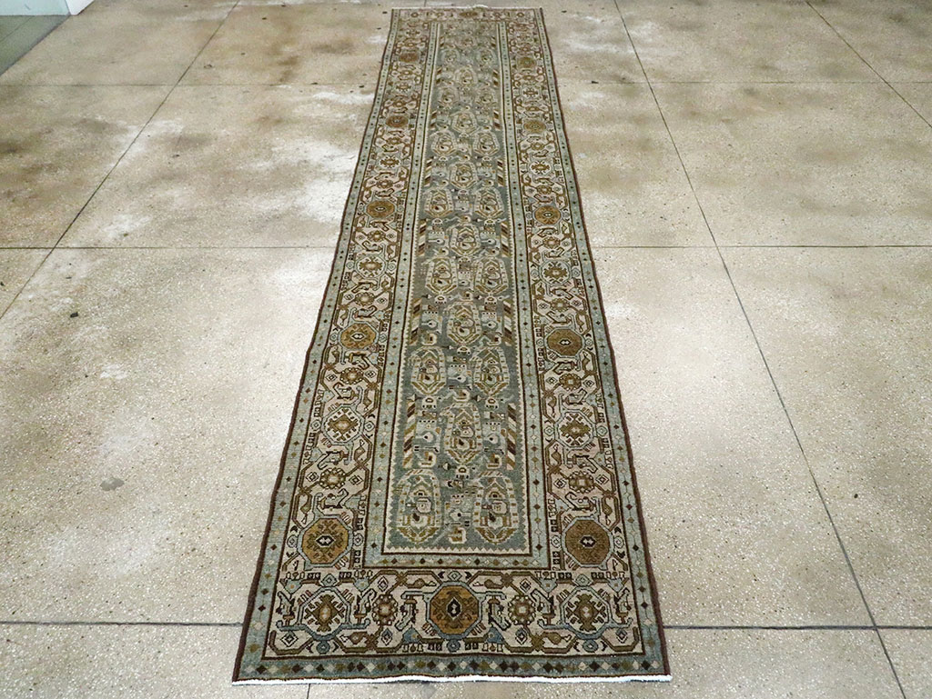Vintage Persian Malayer Runner, No.30015 - Gss